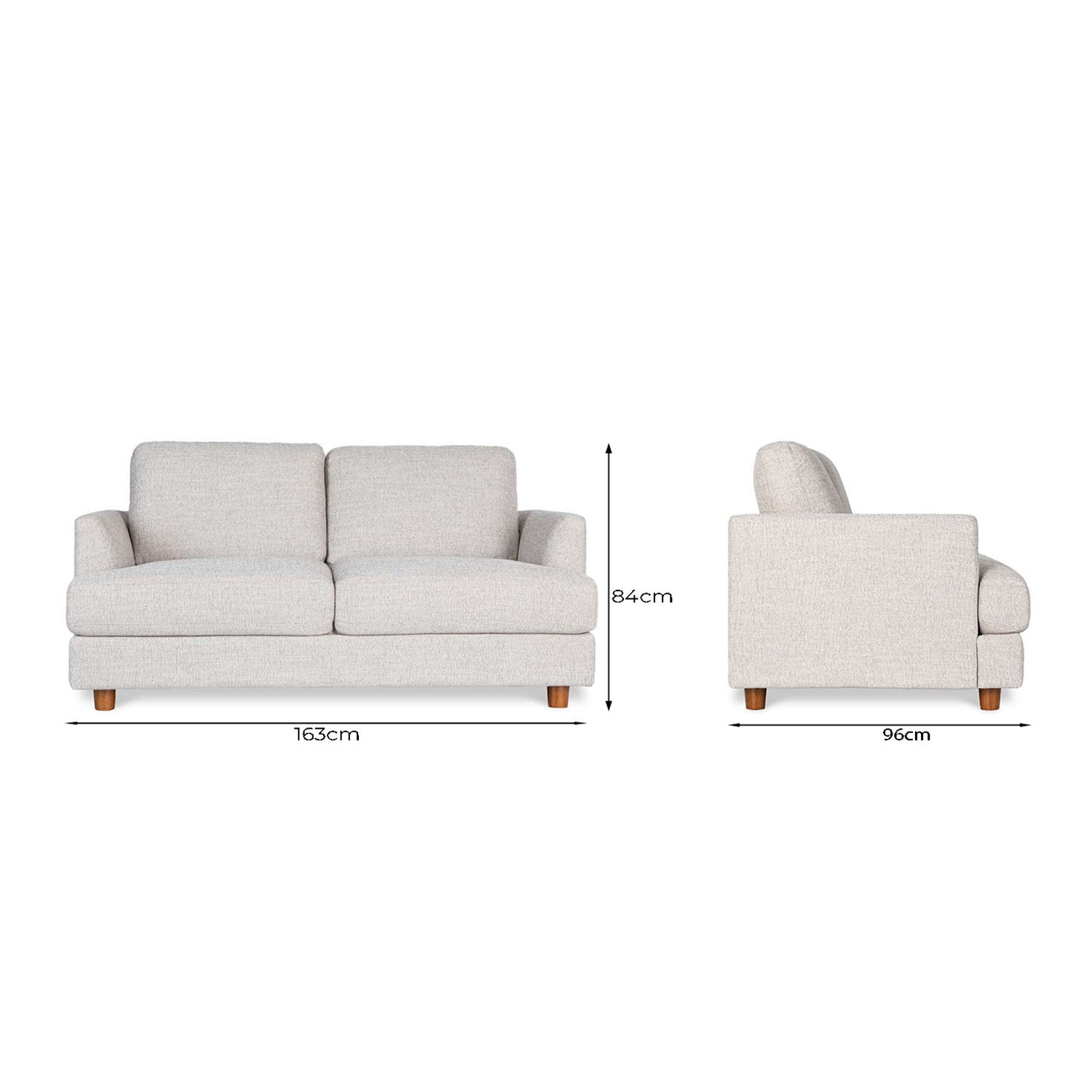 Haven Fabric 2.5 Seat Sofa