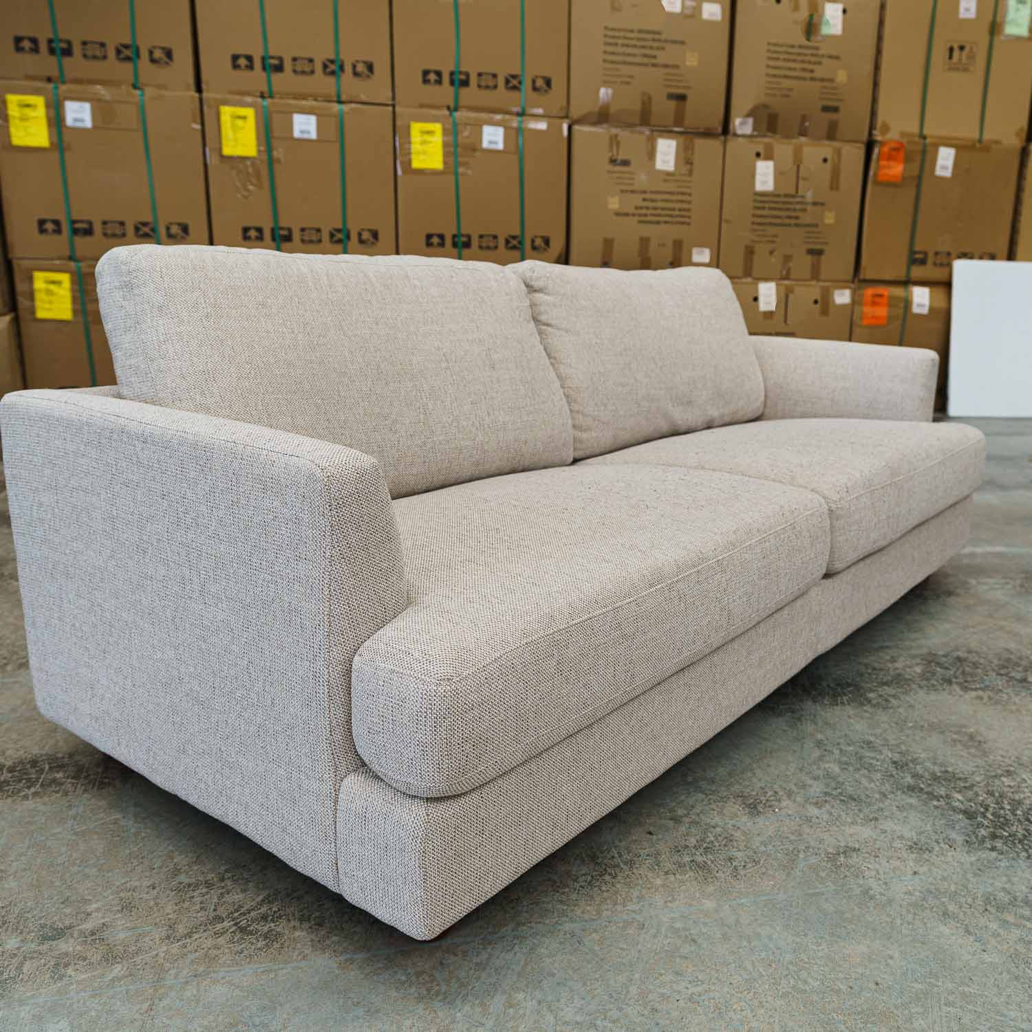 Imperfect Haven Fabric 3 Seat in Torelli Dove