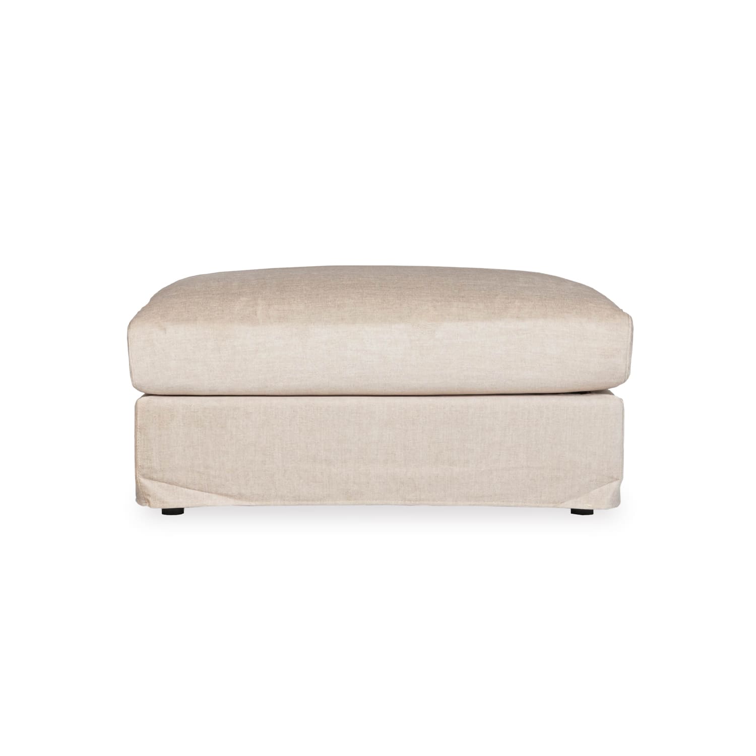 Janson Vogue Velvet Large Ottoman