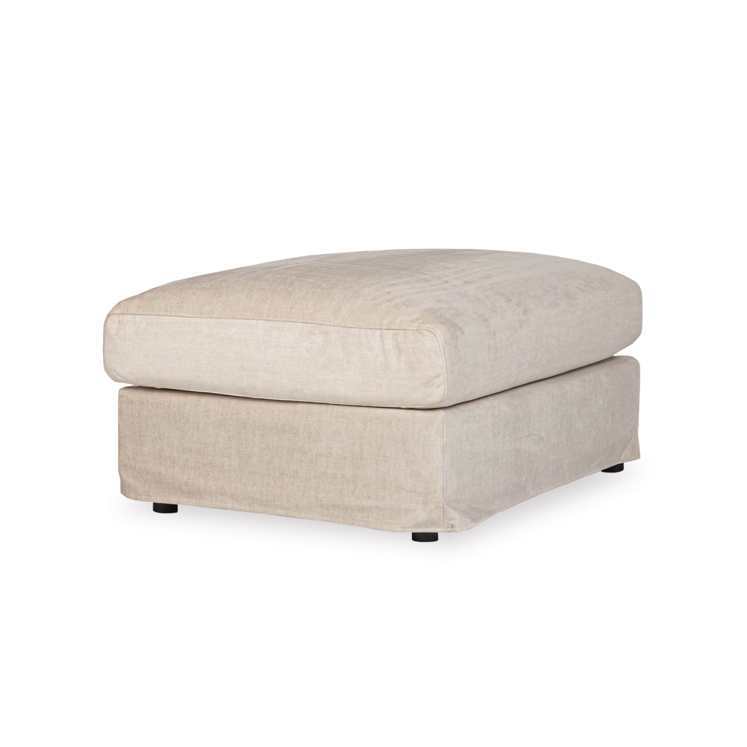 Janson Vogue Velvet Large Ottoman