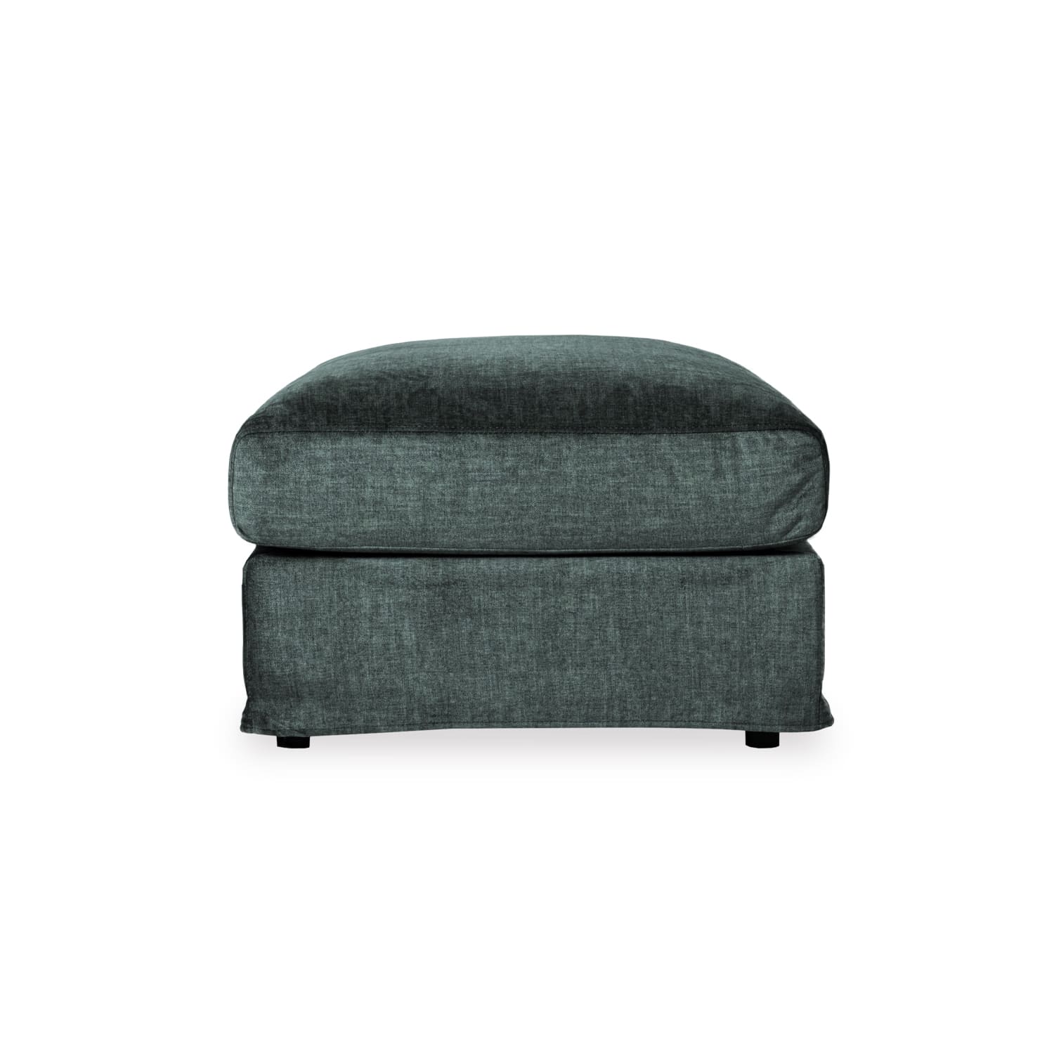 Janson Vogue Velvet Large Ottoman