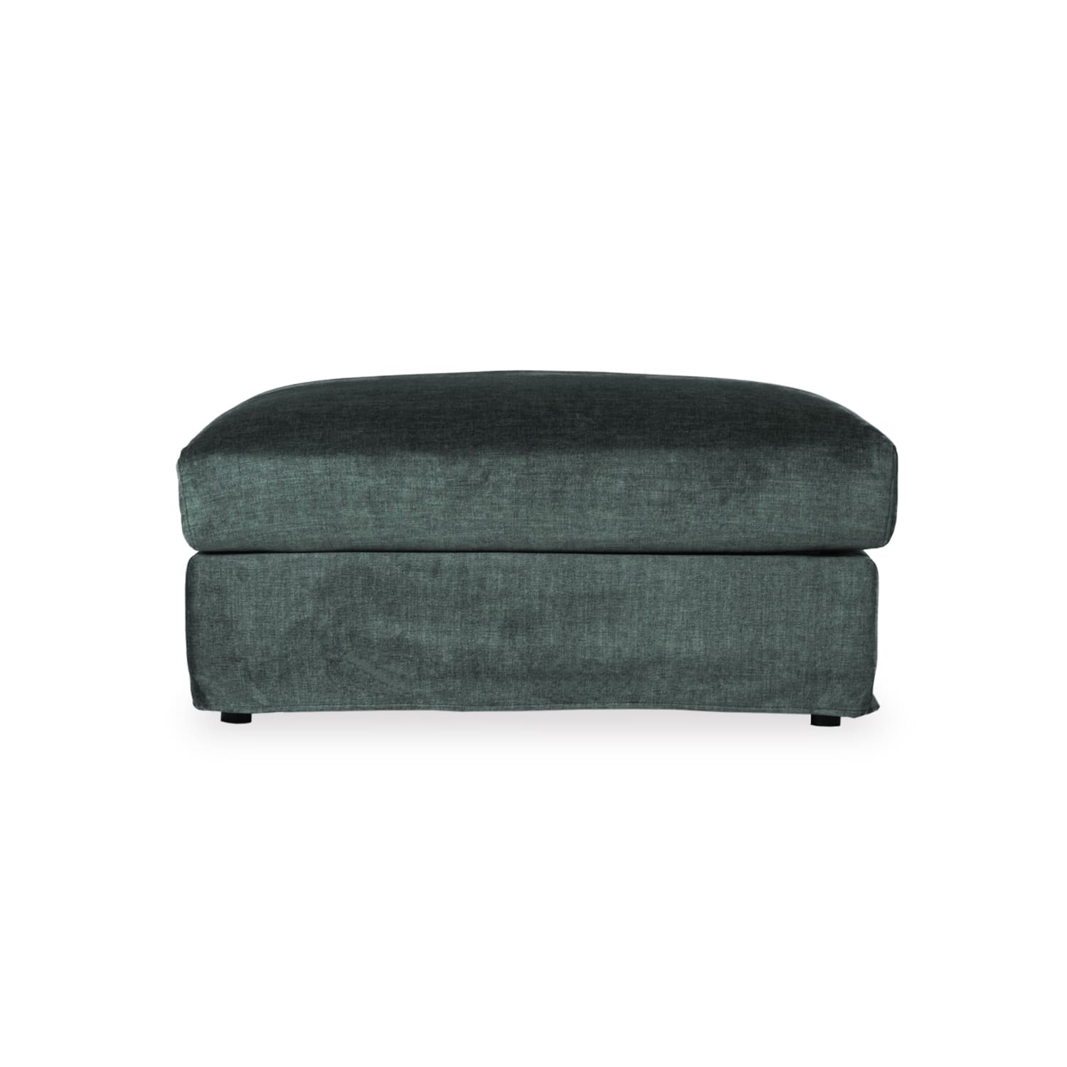 Janson Vogue Velvet Large Ottoman