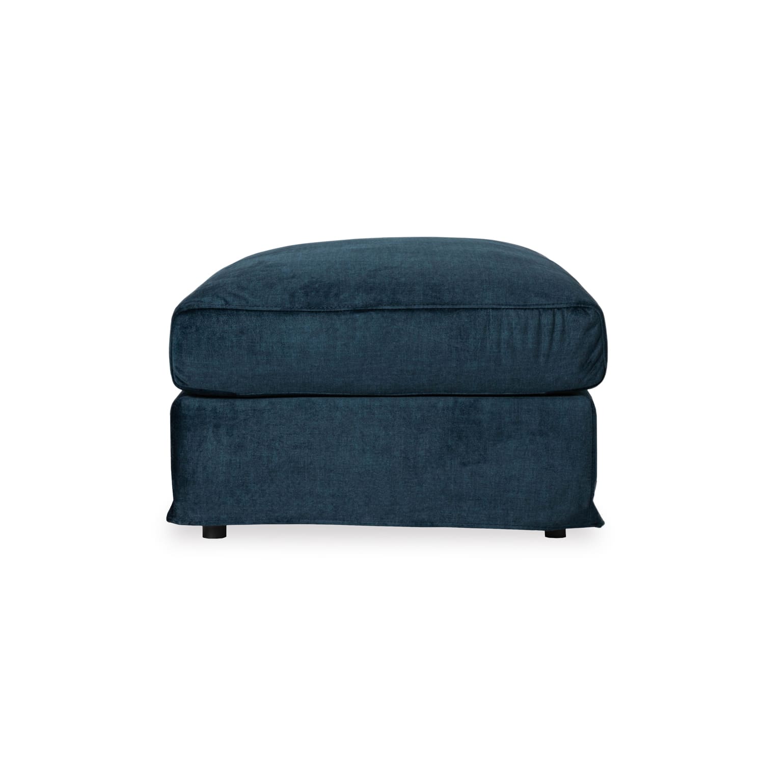 Janson Vogue Velvet Large Ottoman