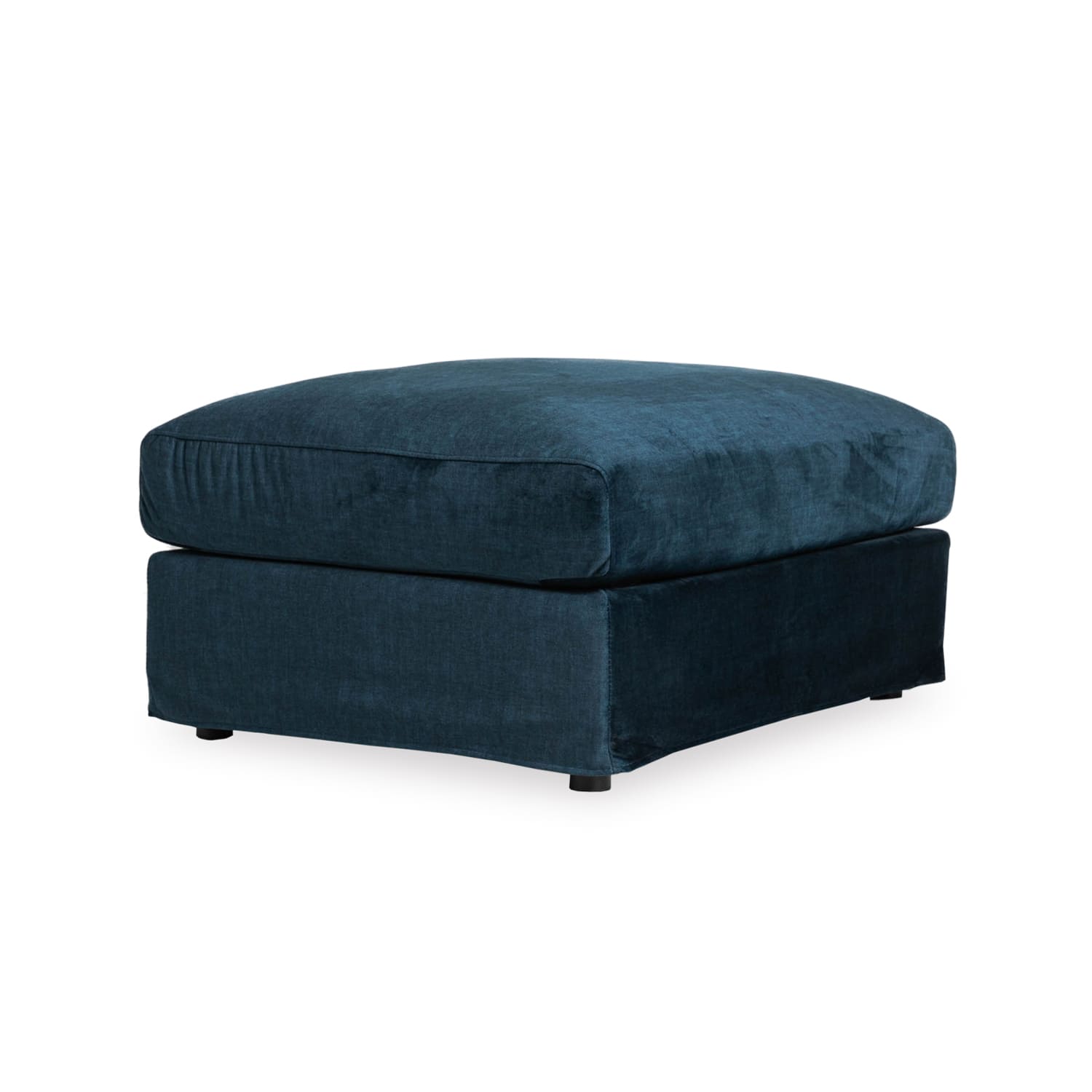 Janson Vogue Velvet Large Ottoman