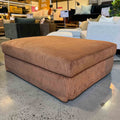 Imperfect Janson Extra Large Ottoman in Encore Terracotta
