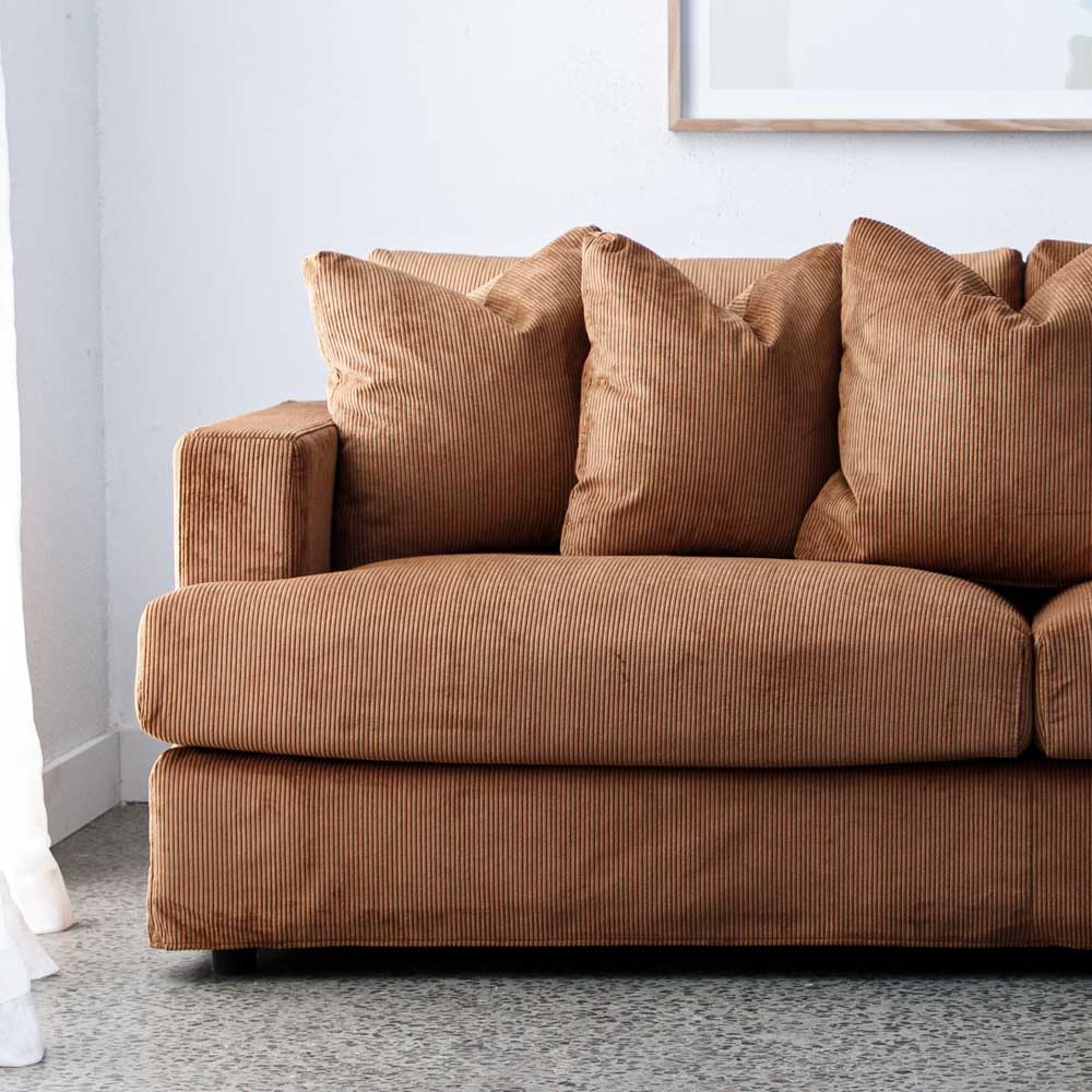 Janson Corduroy 3 Seat Sofa