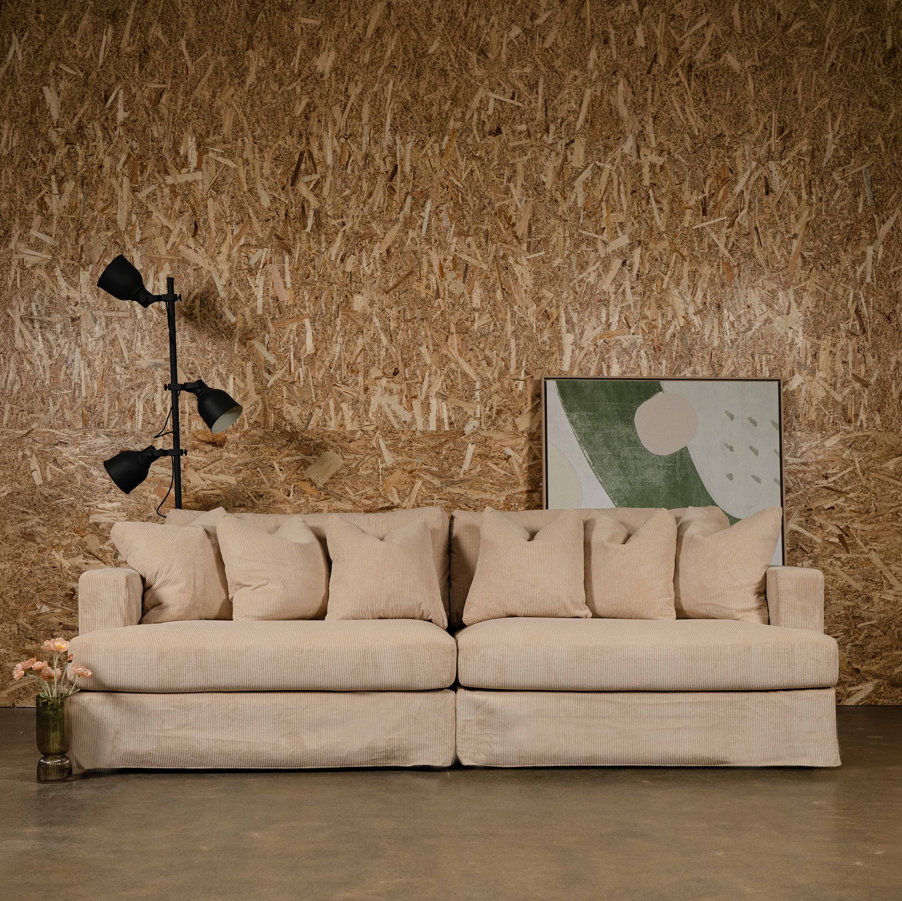 Janson Corduroy 4 Seat Sofa