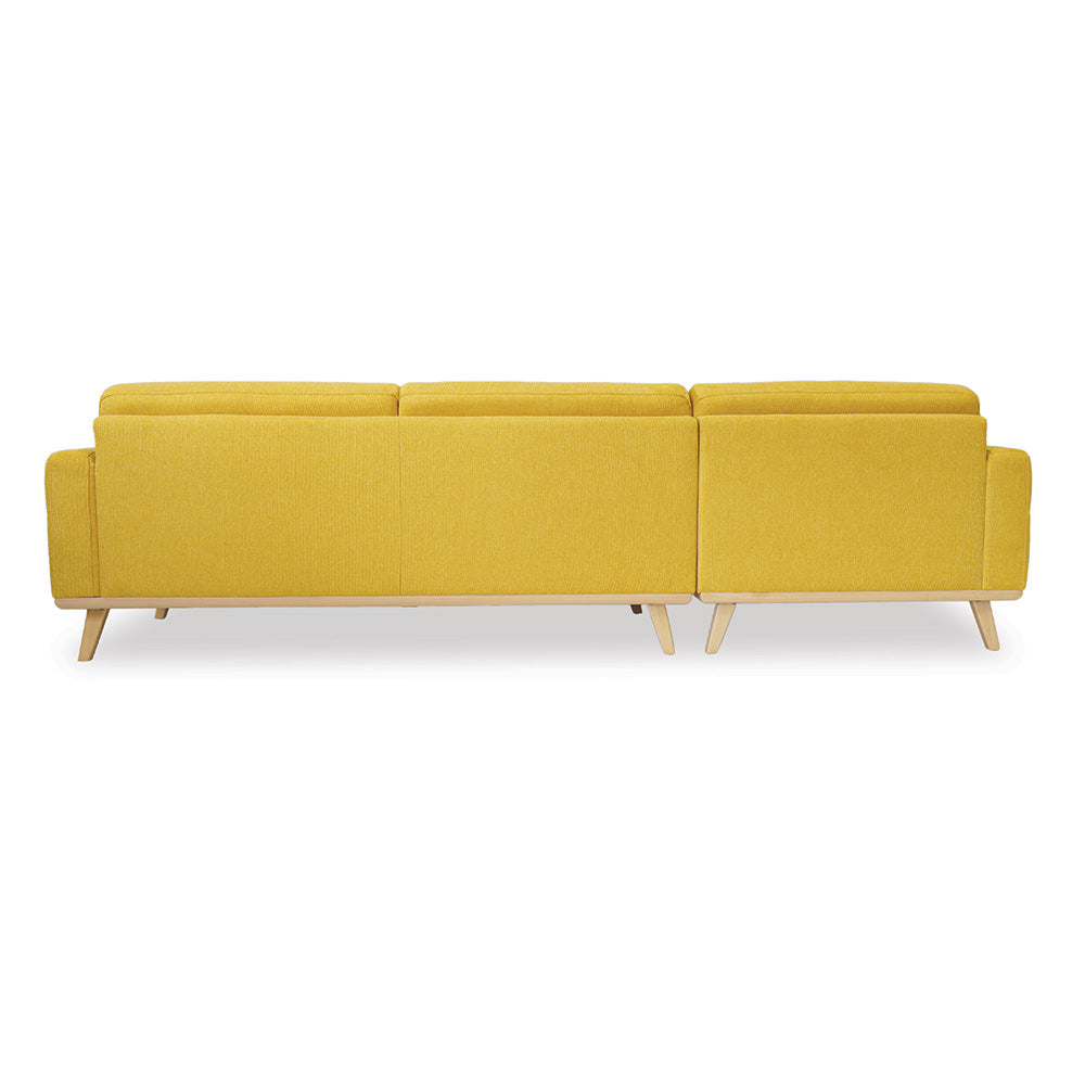Kate Fabric Left Side Facing Chaise Lounge in Delta Marigold Online Warehouse Sale