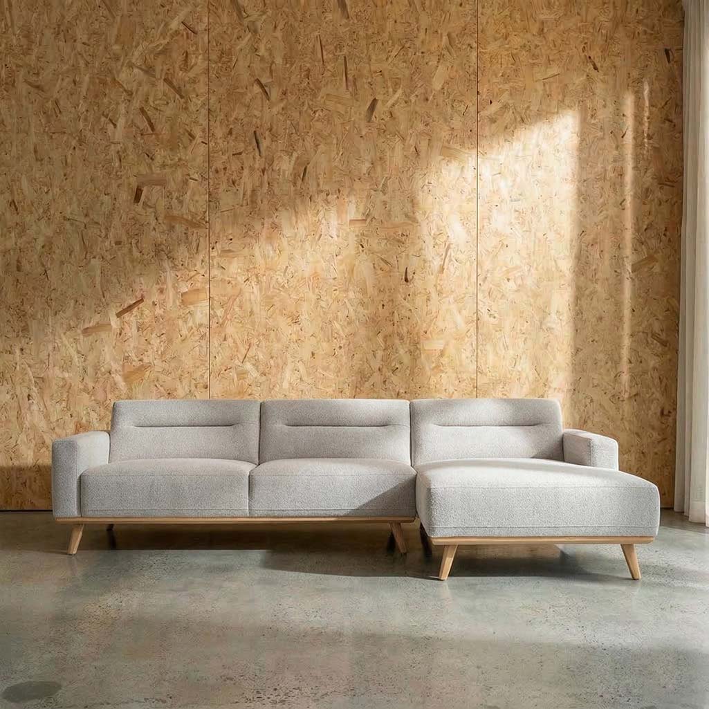 Kate Fabric Right Side Facing Chaise Lounge