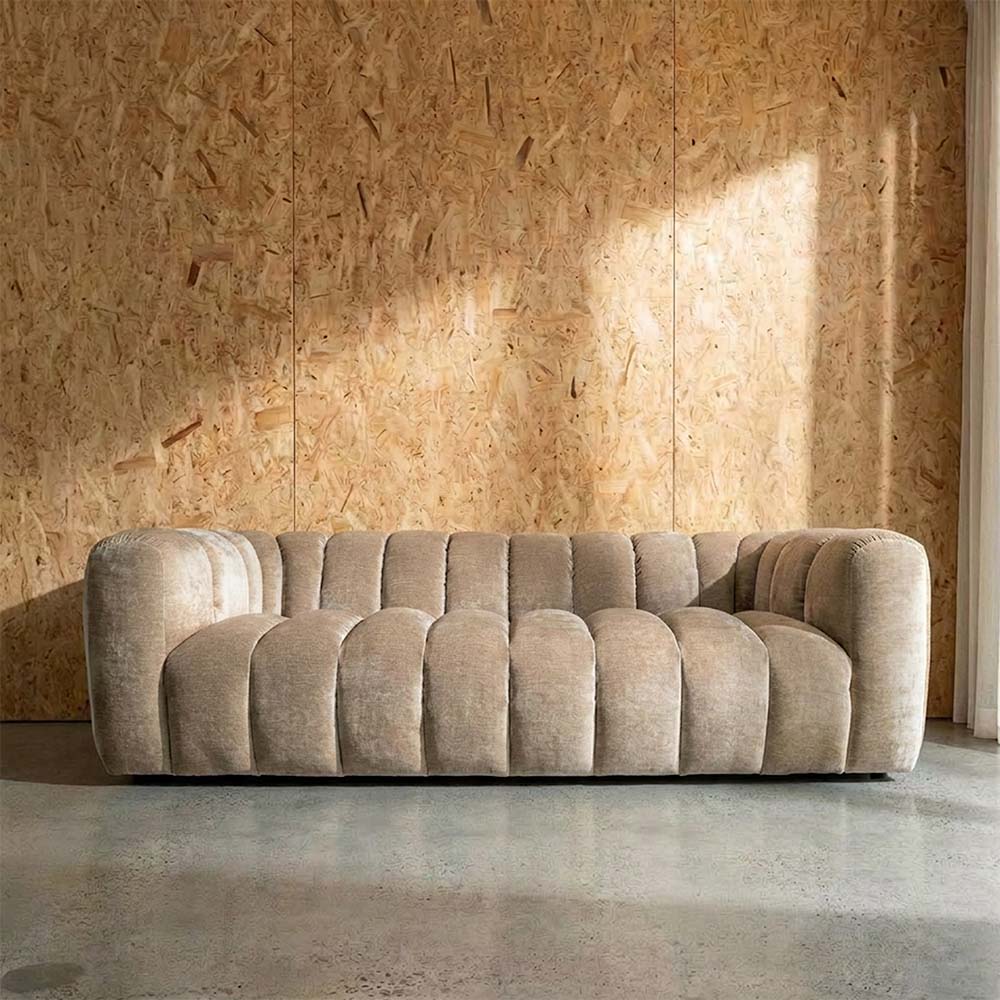 Lennox Fabric 3 Seat Sofa
