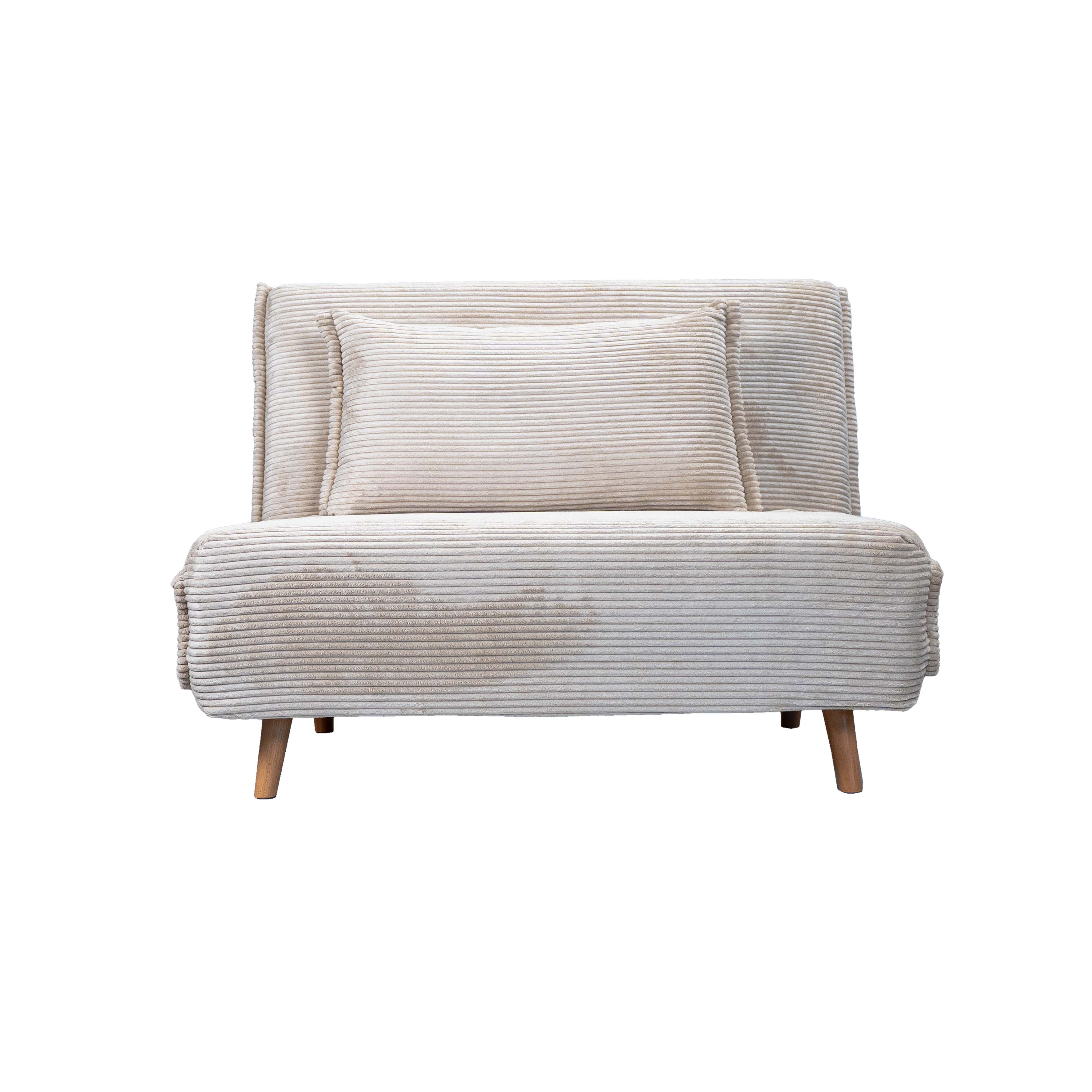Leonard Corduroy 1.5 Seat Sofa Bed