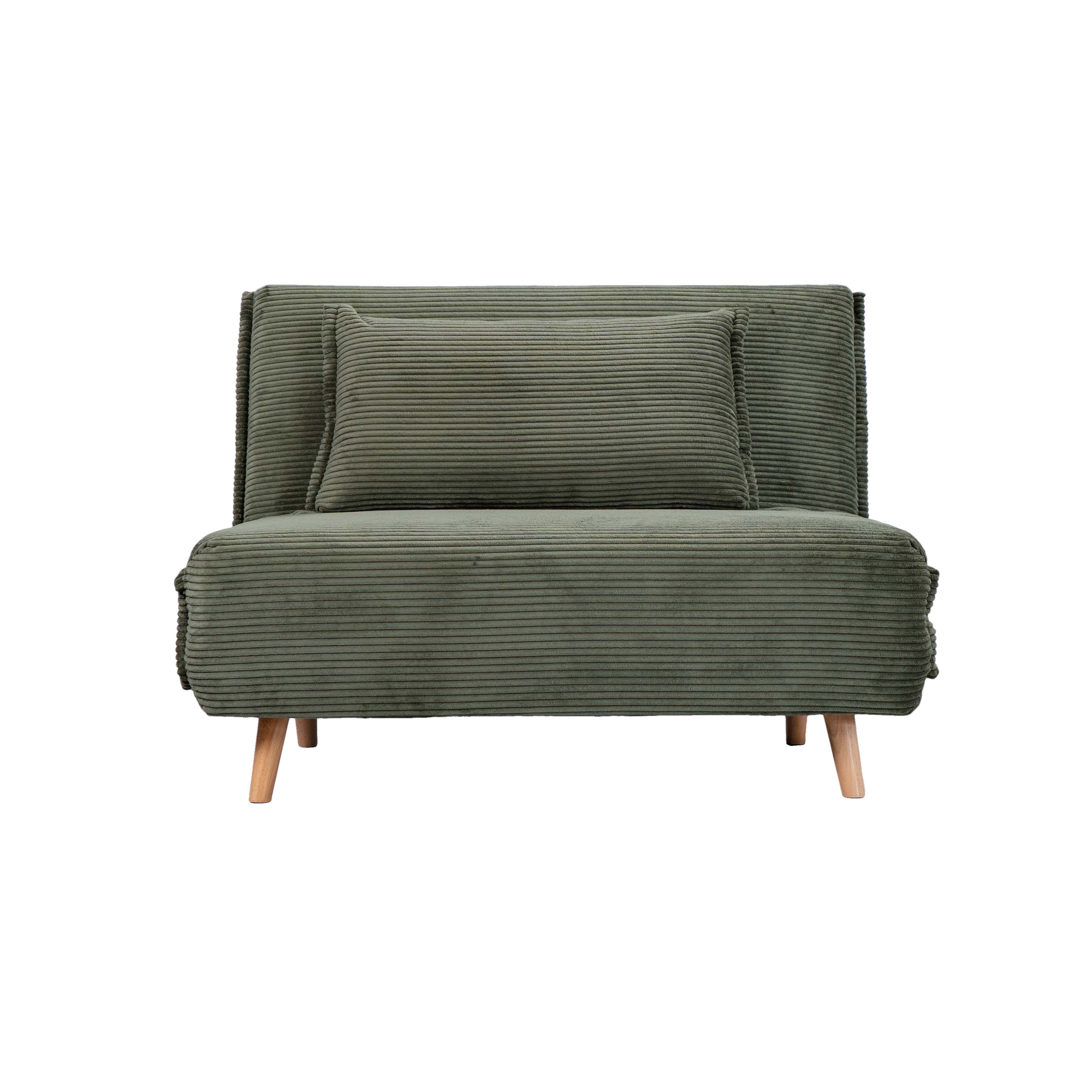 Leonard Corduroy 1.5 Seat Sofa Bed
