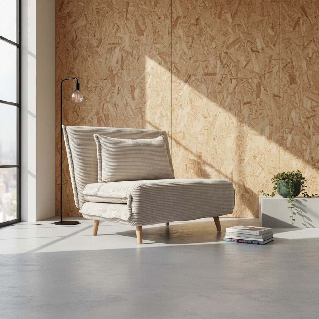 Leonard Corduroy 1 Seat Sofa Bed