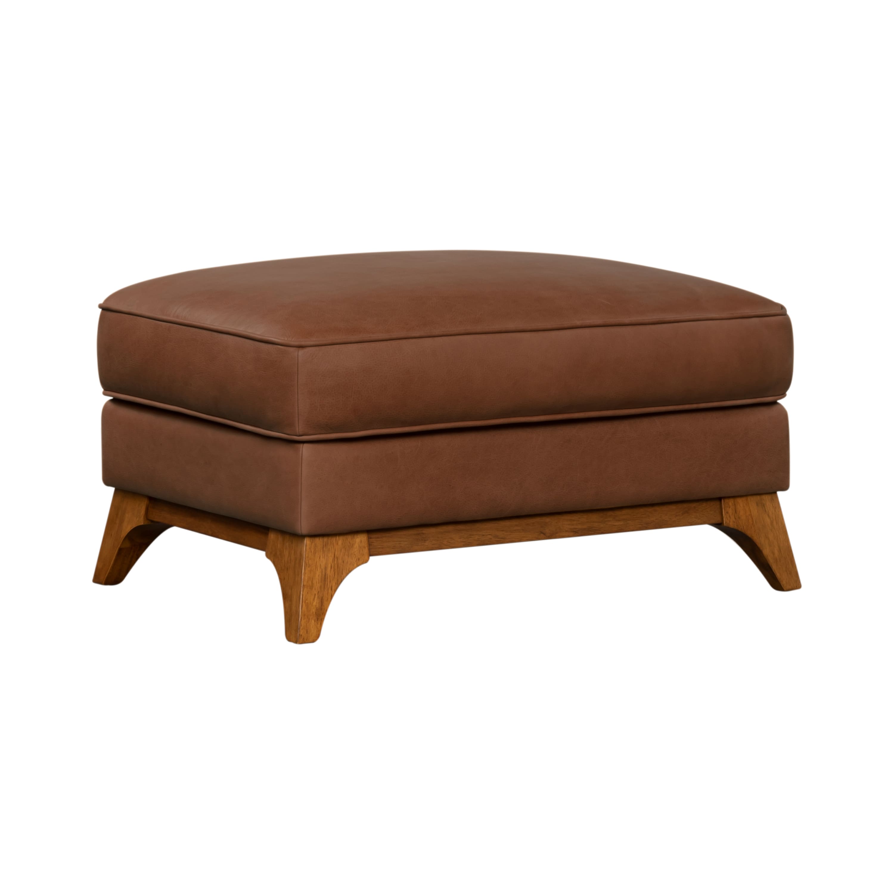 Avenue Ostuni Leather Ottoman