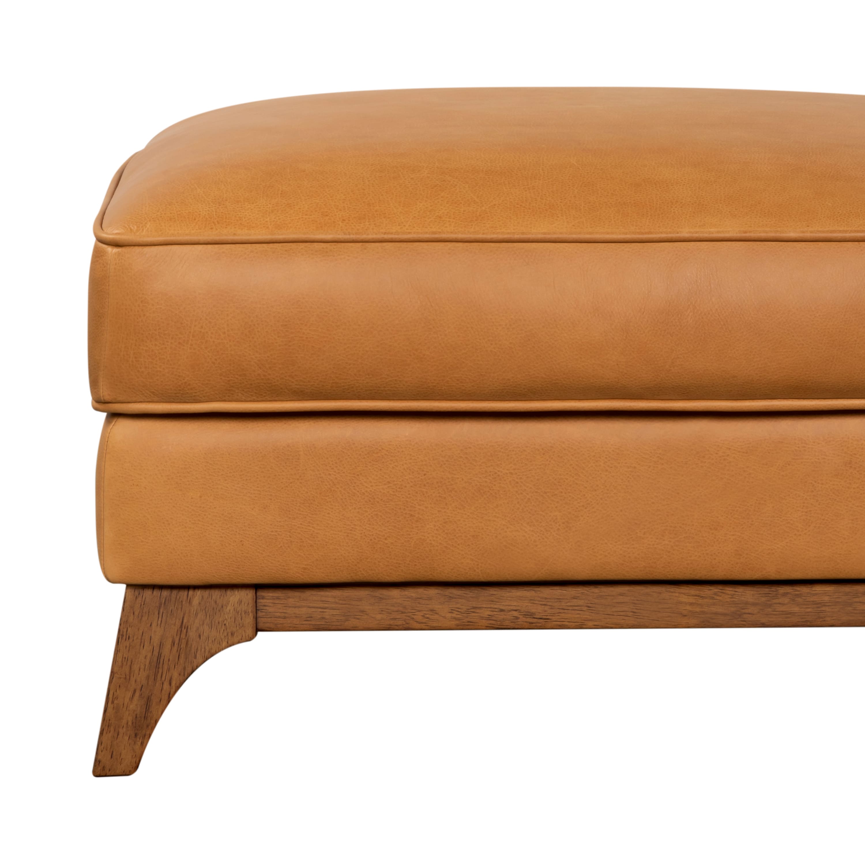 Avenue Ostuni Leather Ottoman