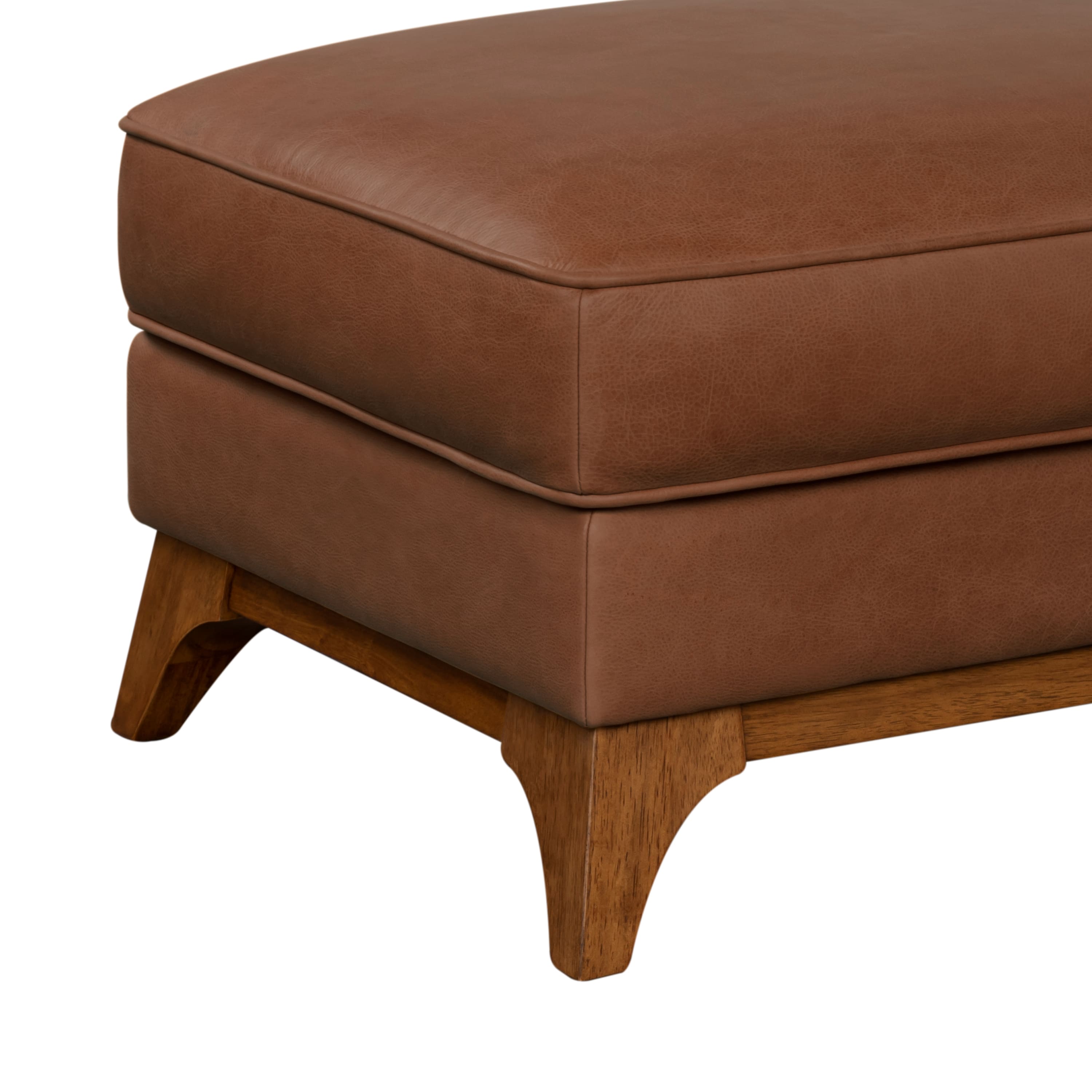 Avenue Ostuni Leather Ottoman