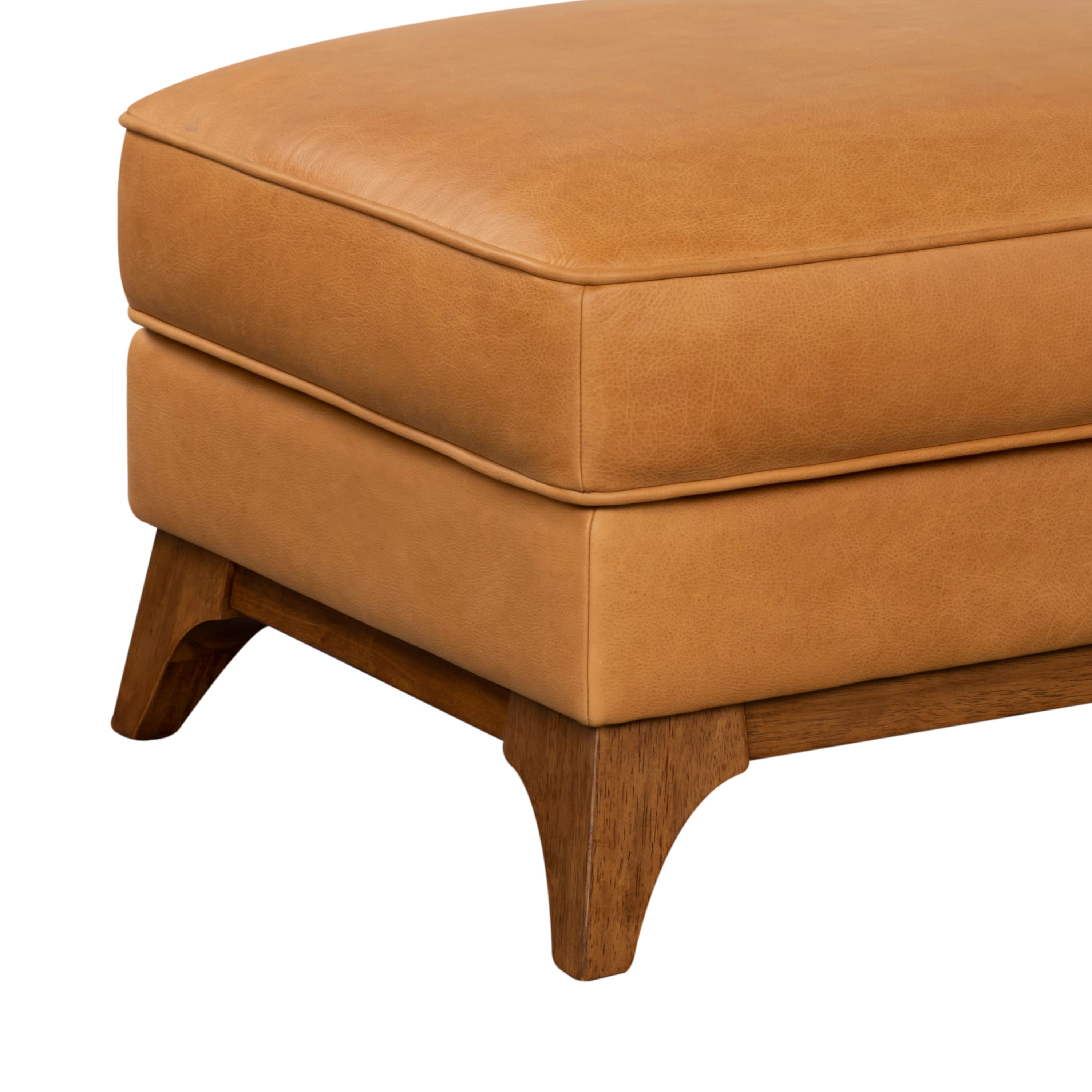 Avenue Ostuni Leather Ottoman