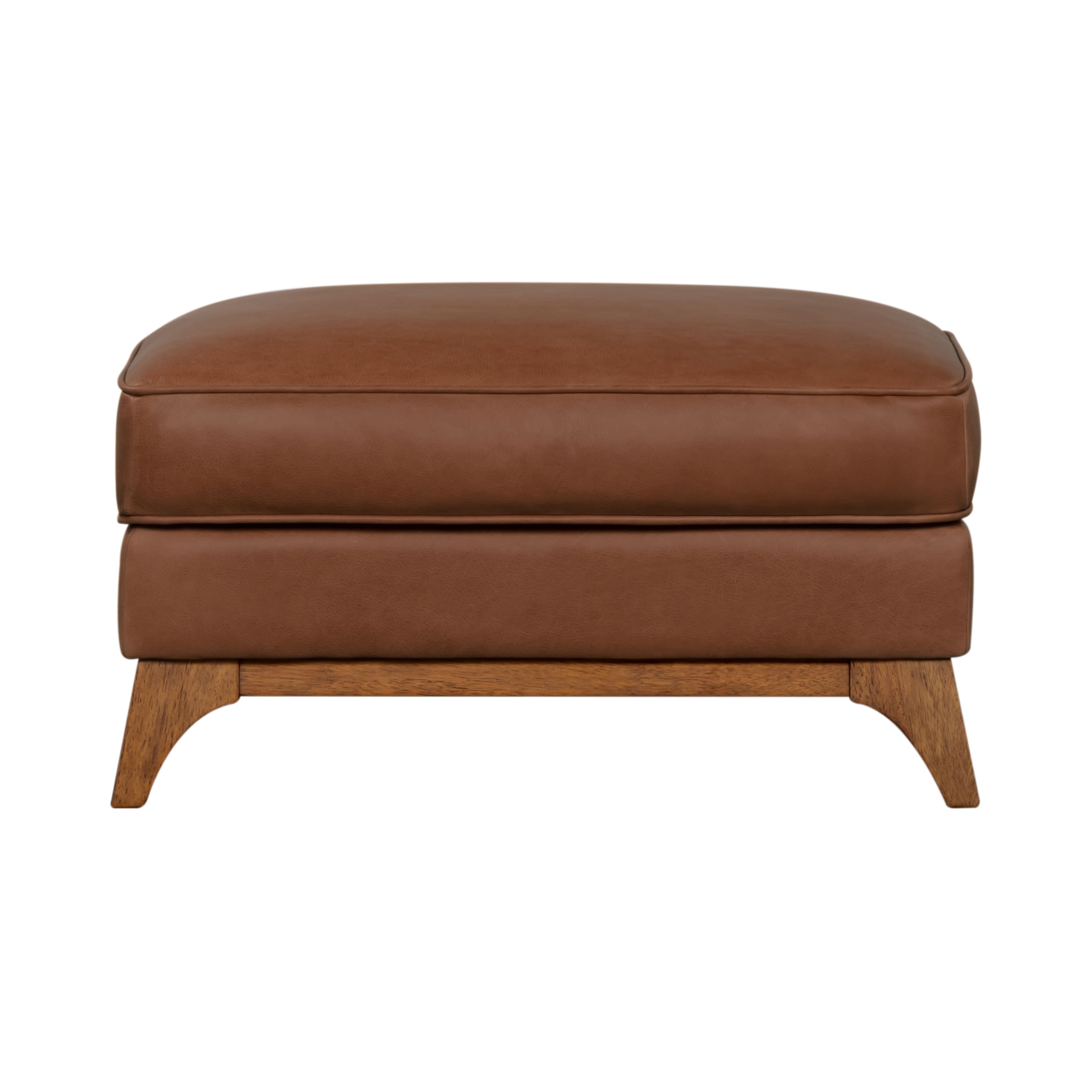 Avenue Ostuni Leather Ottoman