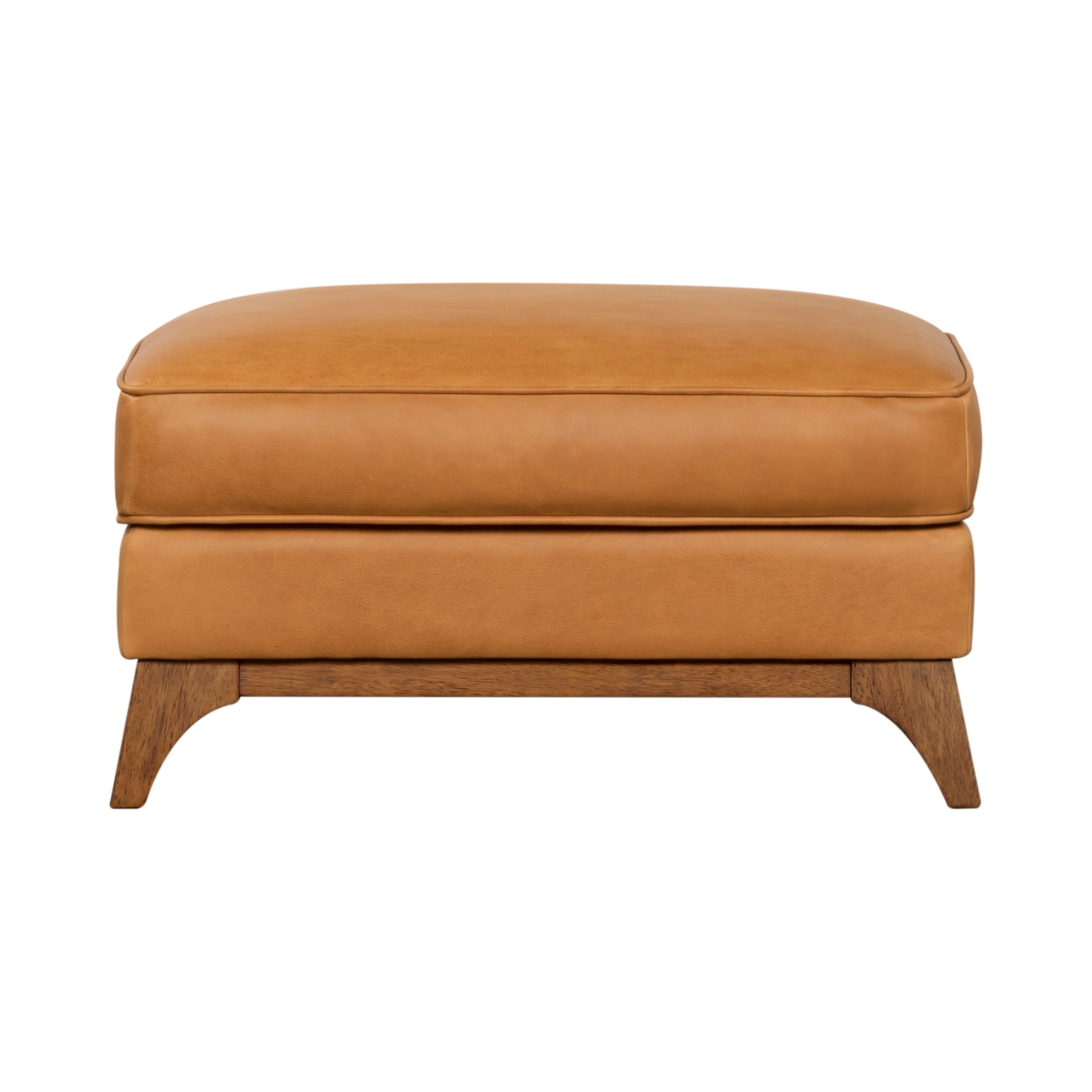 Avenue Ostuni Leather Ottoman