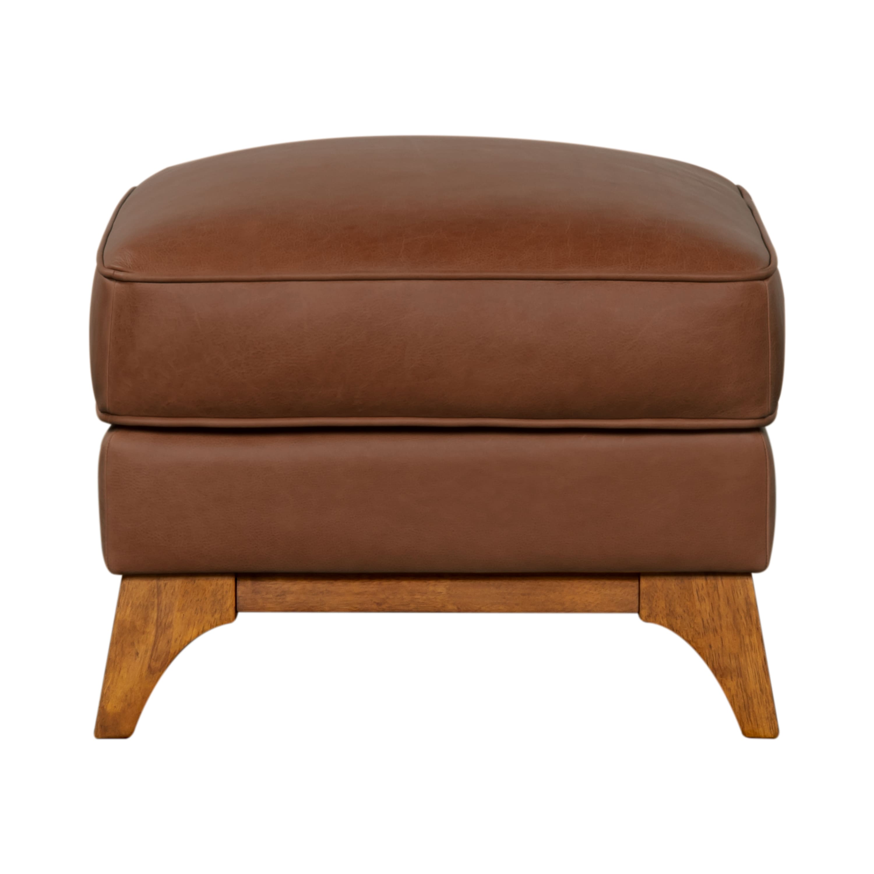 Avenue Ostuni Leather Ottoman