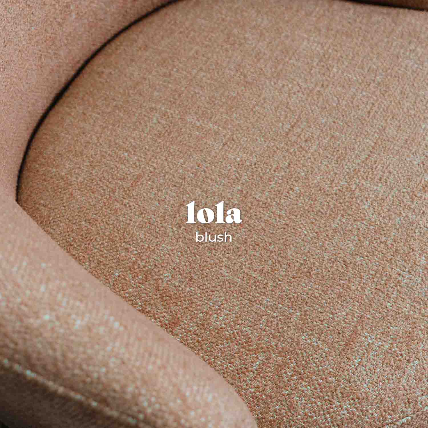 Crescent Fabric Left Side Facing Chaise Lounge
