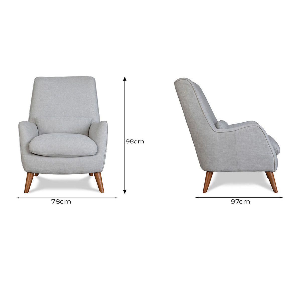 Lunar Fabric Chair - Chair from Secret Sofa - Just $899.00! Shop now at Secret Sofa
