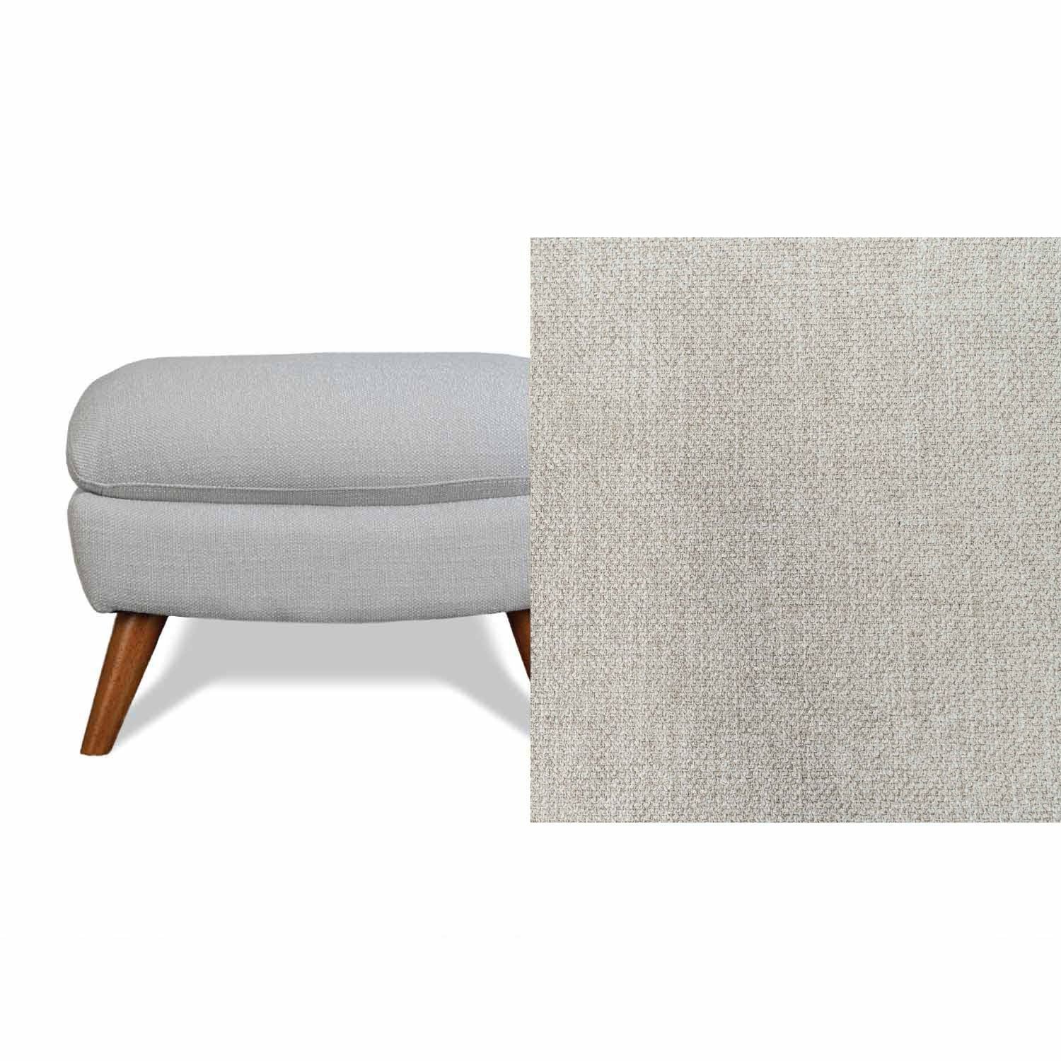 Lunar Fabric Ottoman