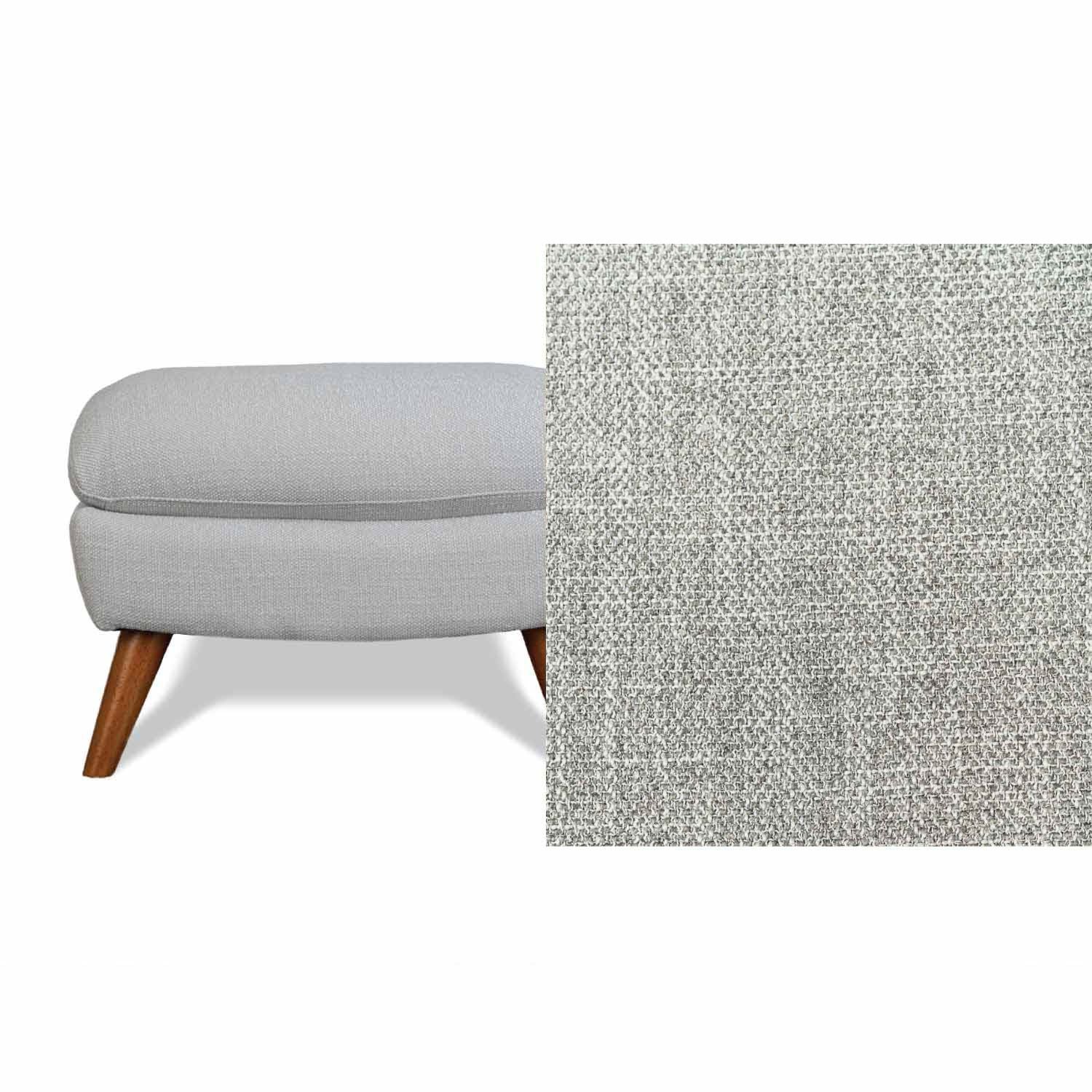 Lunar Fabric Ottoman