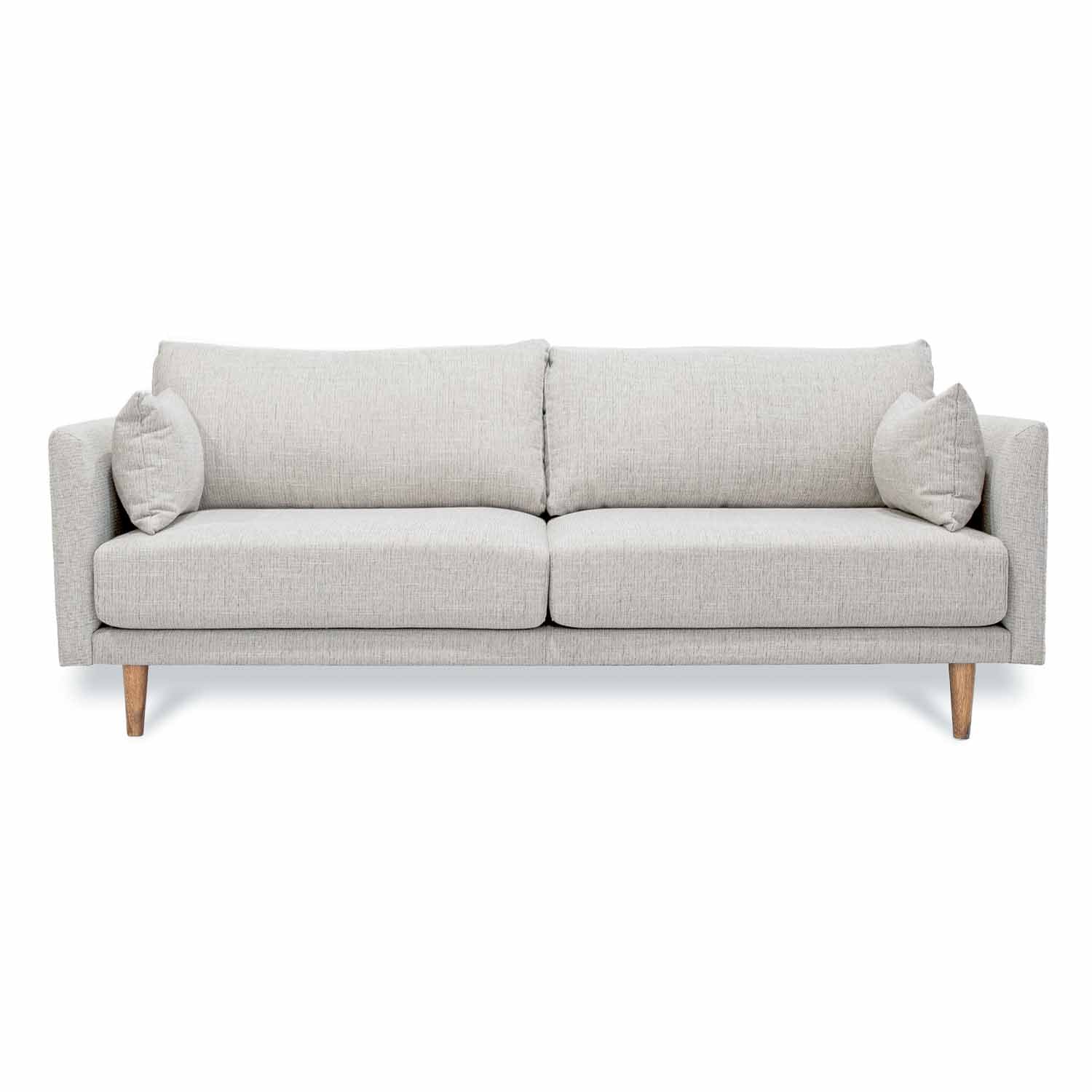 Online Warehouse Sale Marie Fabric 3 Seat Sofa in Dublin Natural