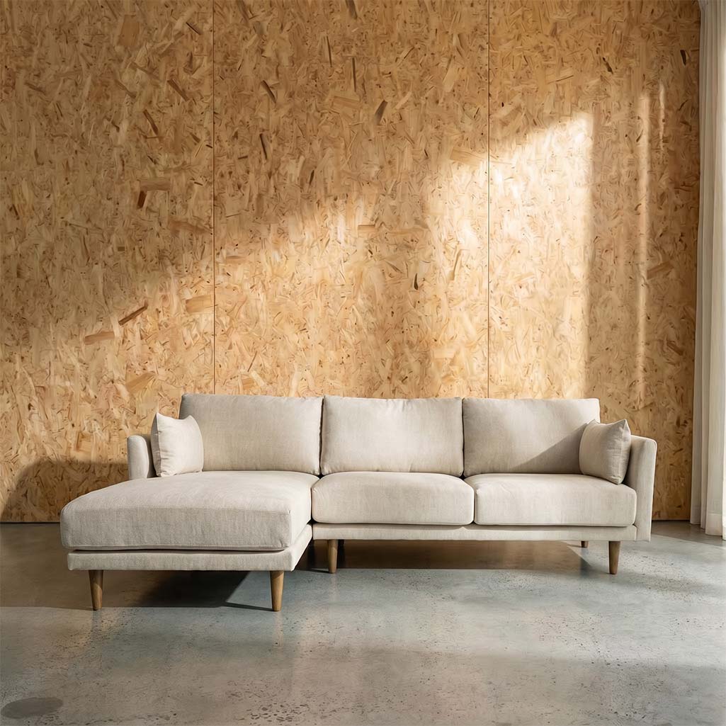 Marie Vogue Velvet Left Side Facing Chaise Lounge