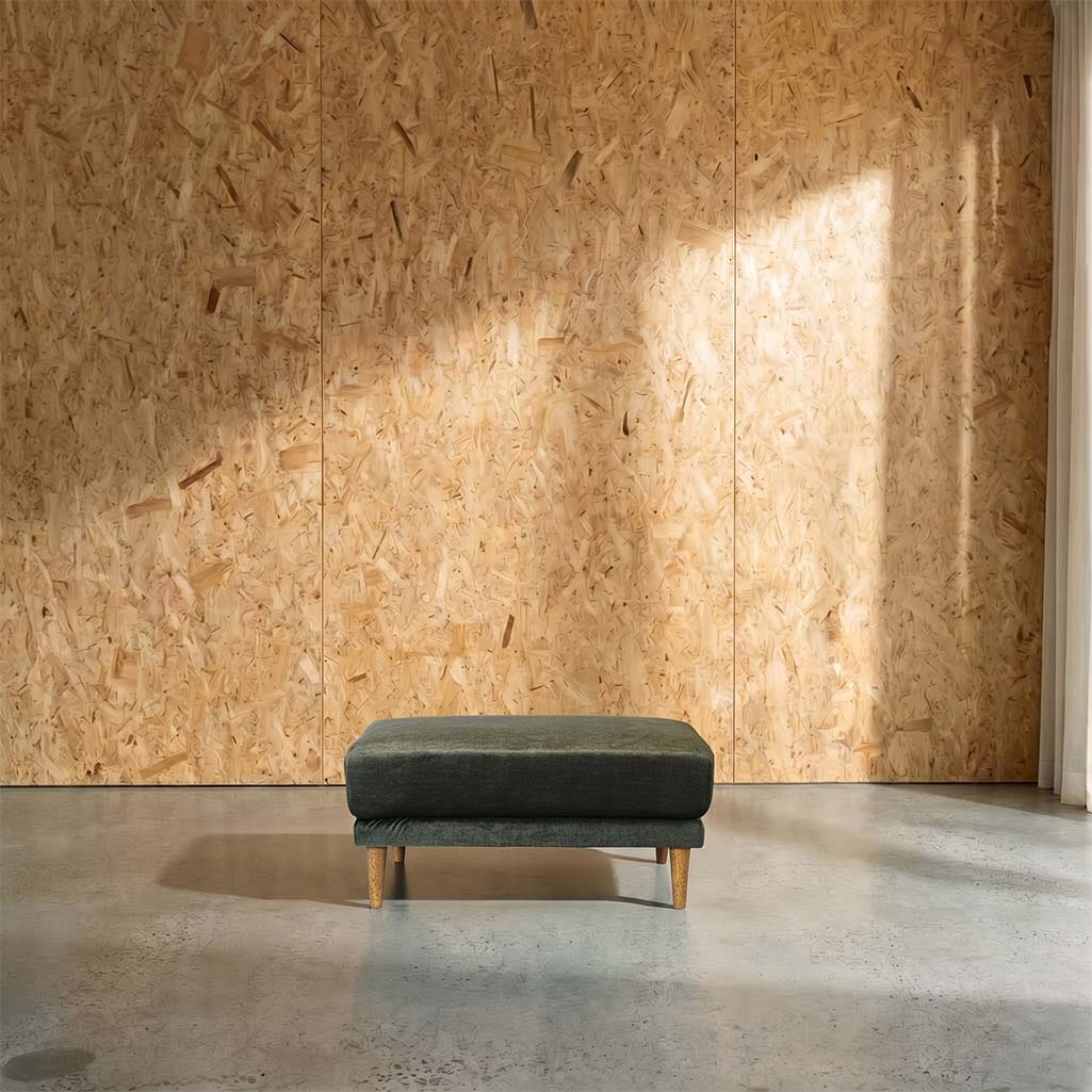 Marie Vogue Velvet Large Ottoman