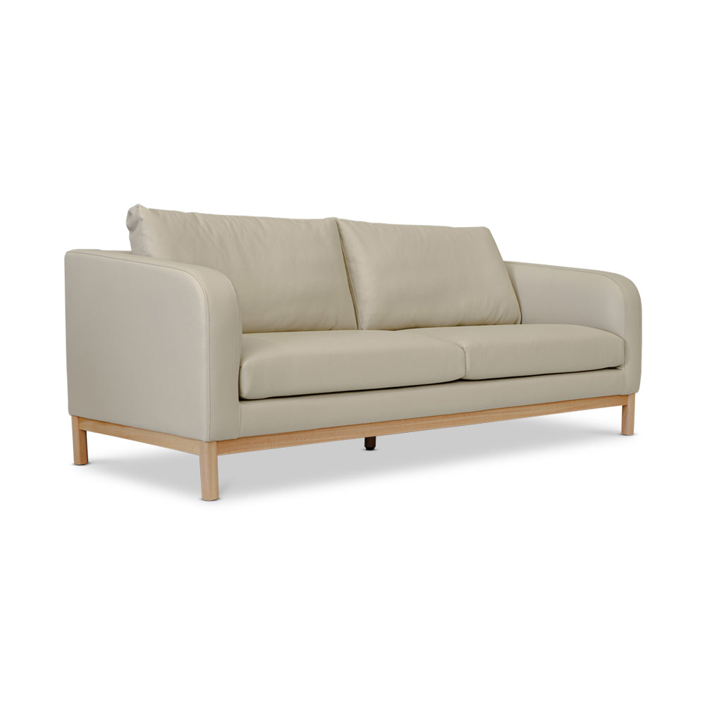 Marlowe Leather 3 Seat Sofa