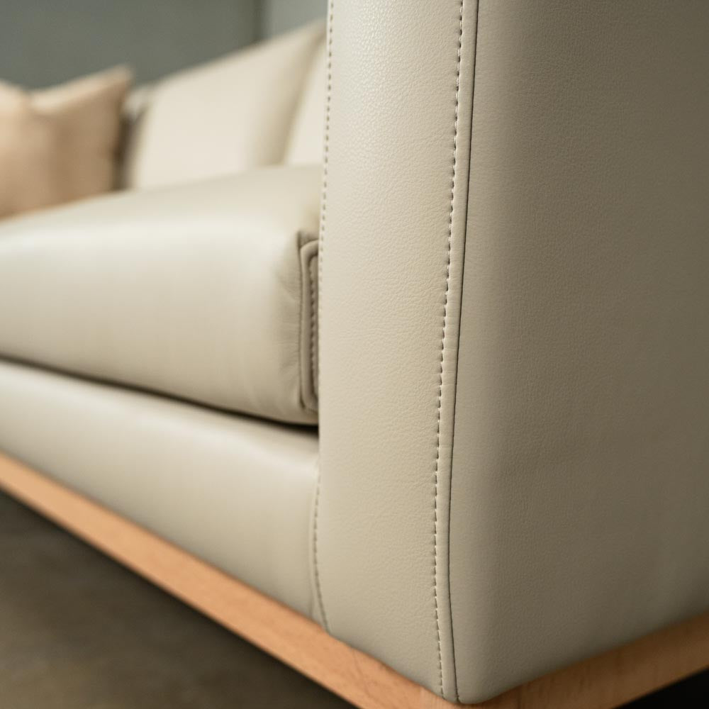 Marlowe Vegan Leather 3 Seat Sofa