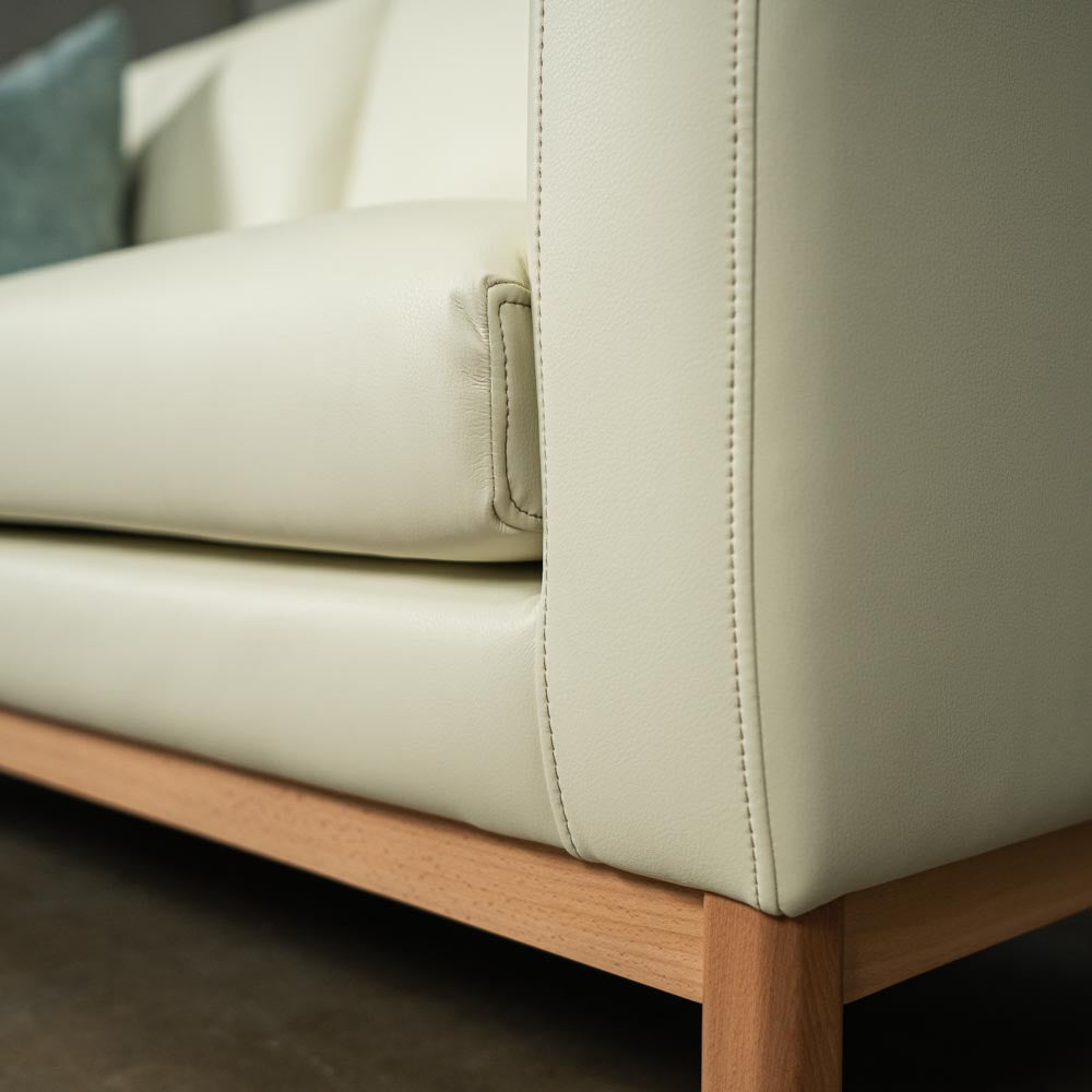Marlowe Vegan Leather 3 Seat Sofa