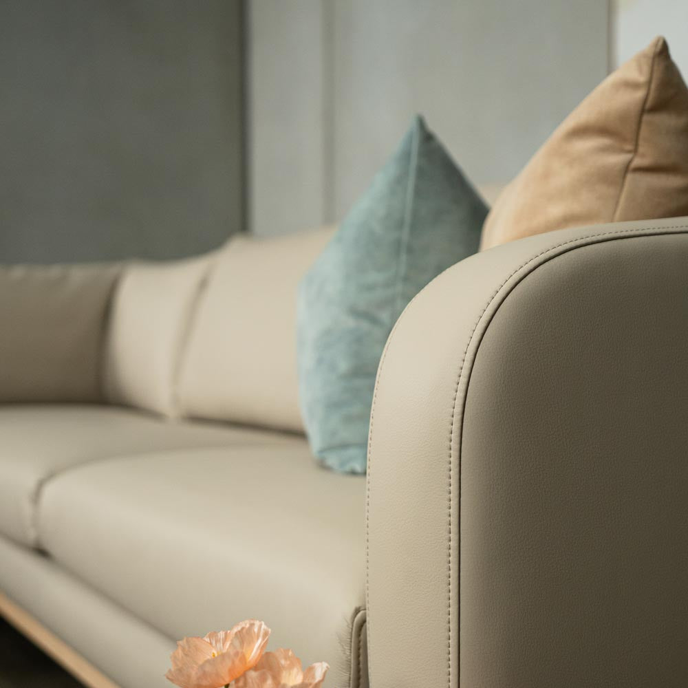 Marlowe Vegan Leather Right Side Facing Chaise Lounge