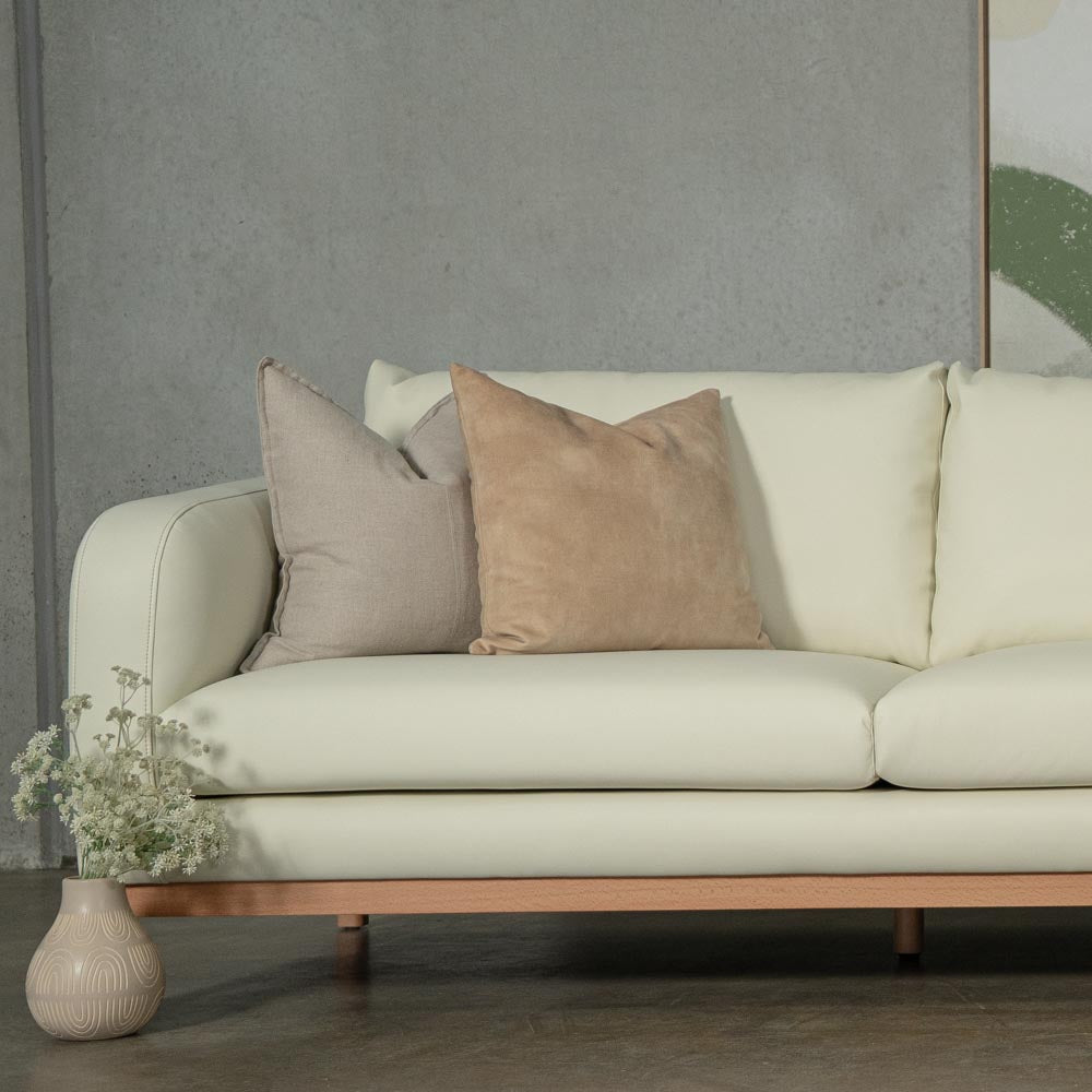 Marlowe Vegan Leather Right Side Facing Chaise Lounge