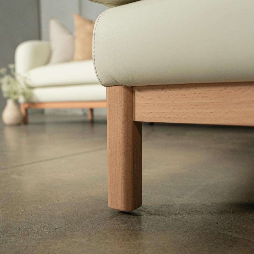 Marlowe Vegan Leather Right Side Facing Chaise Lounge