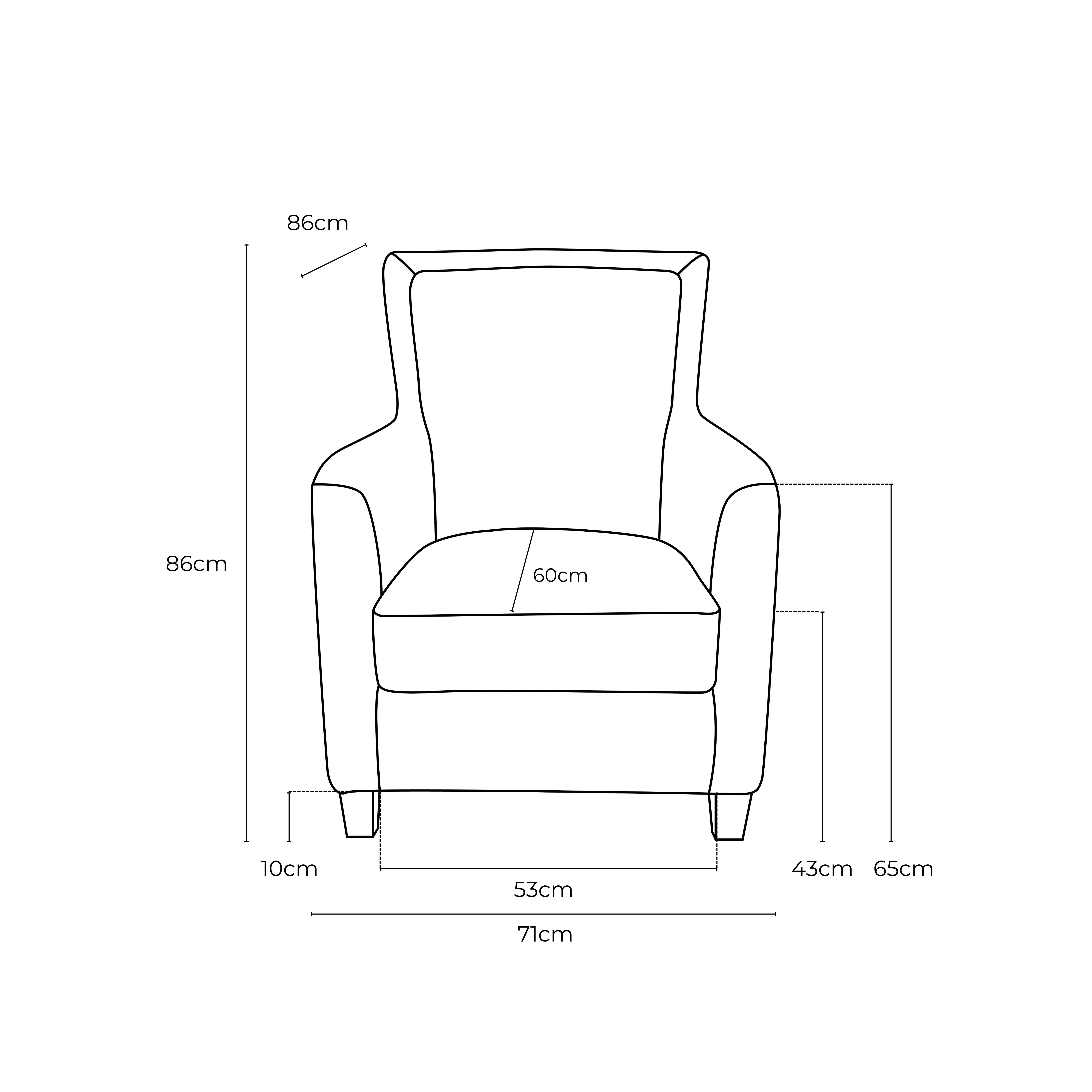 Monteray Fabric Chair