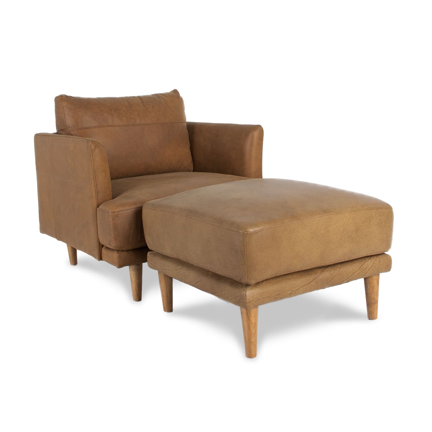 Online Warehouse Sale Ruby Leather Chair in Brumby Natural