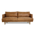 Ruby Leather 3 Seat Sofa