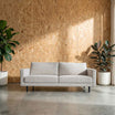 Salerno Fabric 3 Seat Sofa