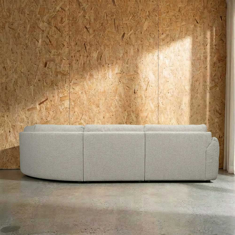 Saxon Fabric 1.5 Seat LAF + 1.5 Armless + Wedge Corner + 1.5 Seat RAF