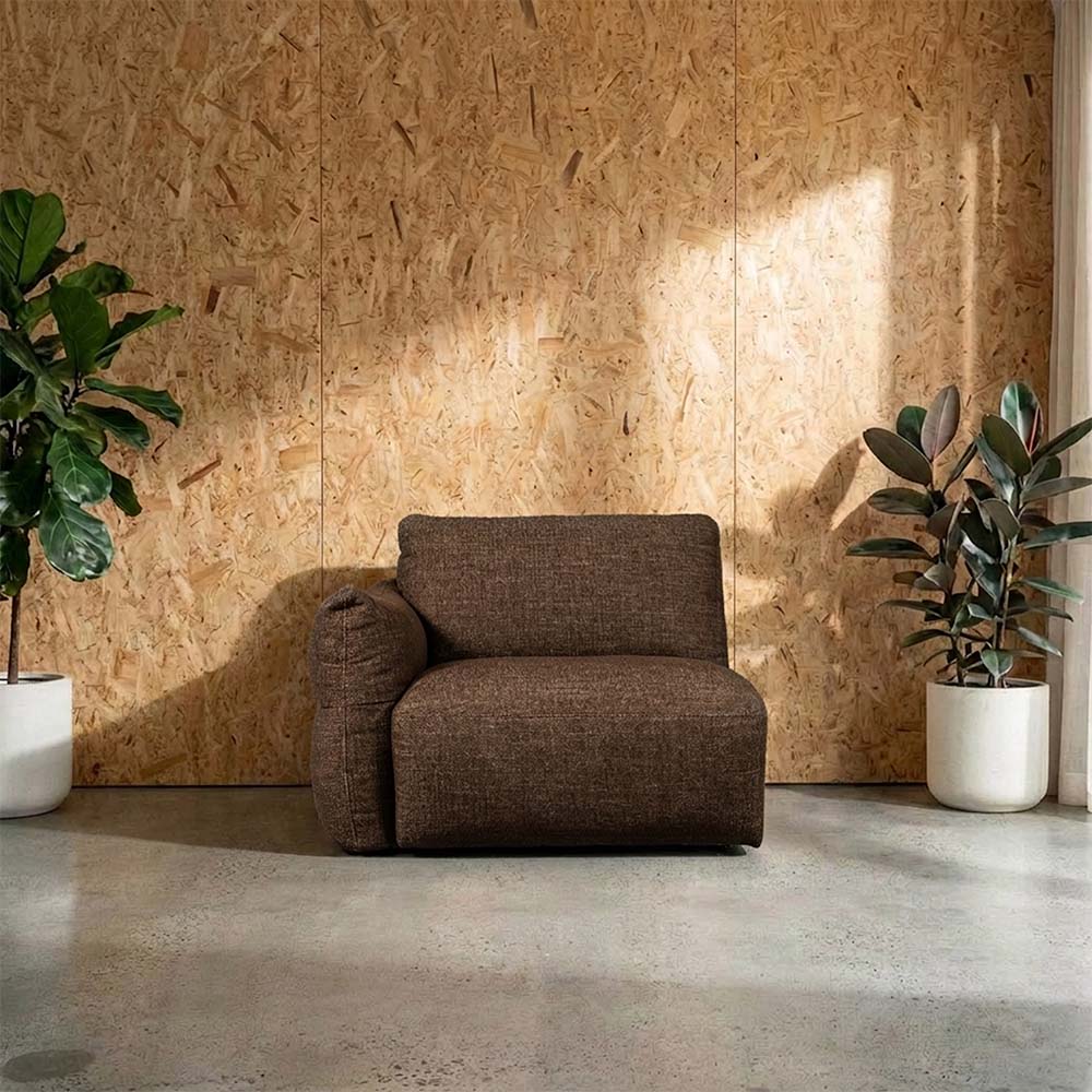 Saxon Fabric 1.5 LAF Seat Sofa