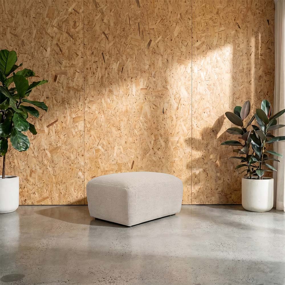 Saxon Fabric Ottoman