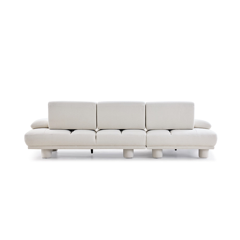 Stella Fabric Left Side Facing Chaise Lounge Sofa Bed