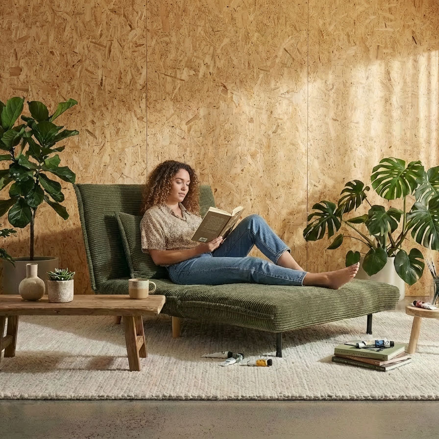 Leonard Corduroy 1 Seat Sofa Bed