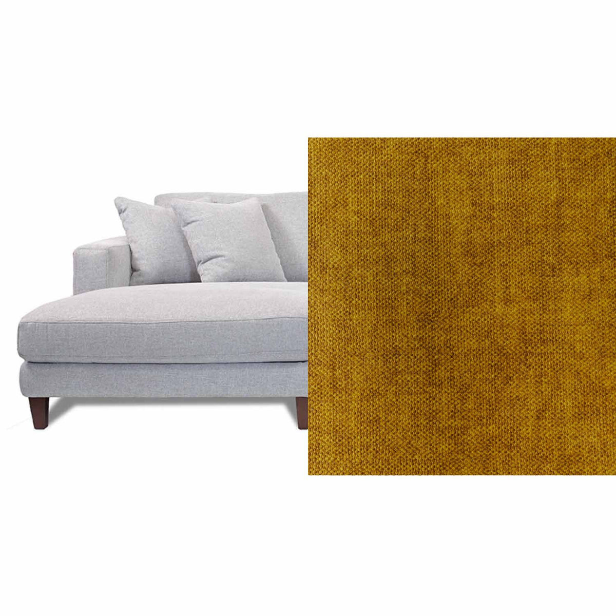 Chelsea Petite 2.5 Seat + 1.5 Armless + Chaise RSF